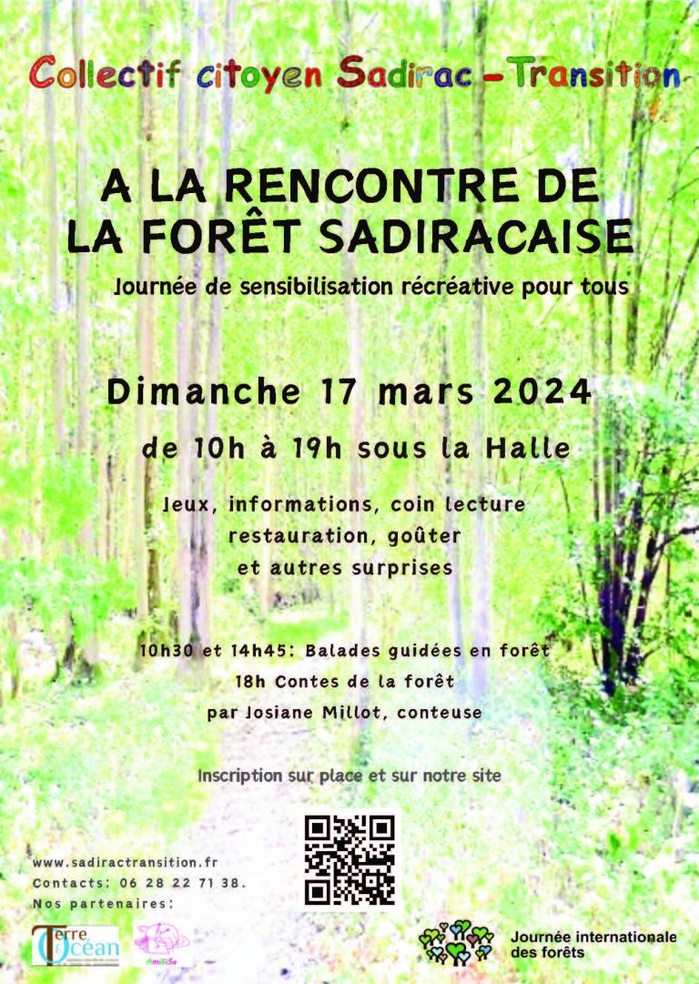 Journée rencontre fôret sadiracaise