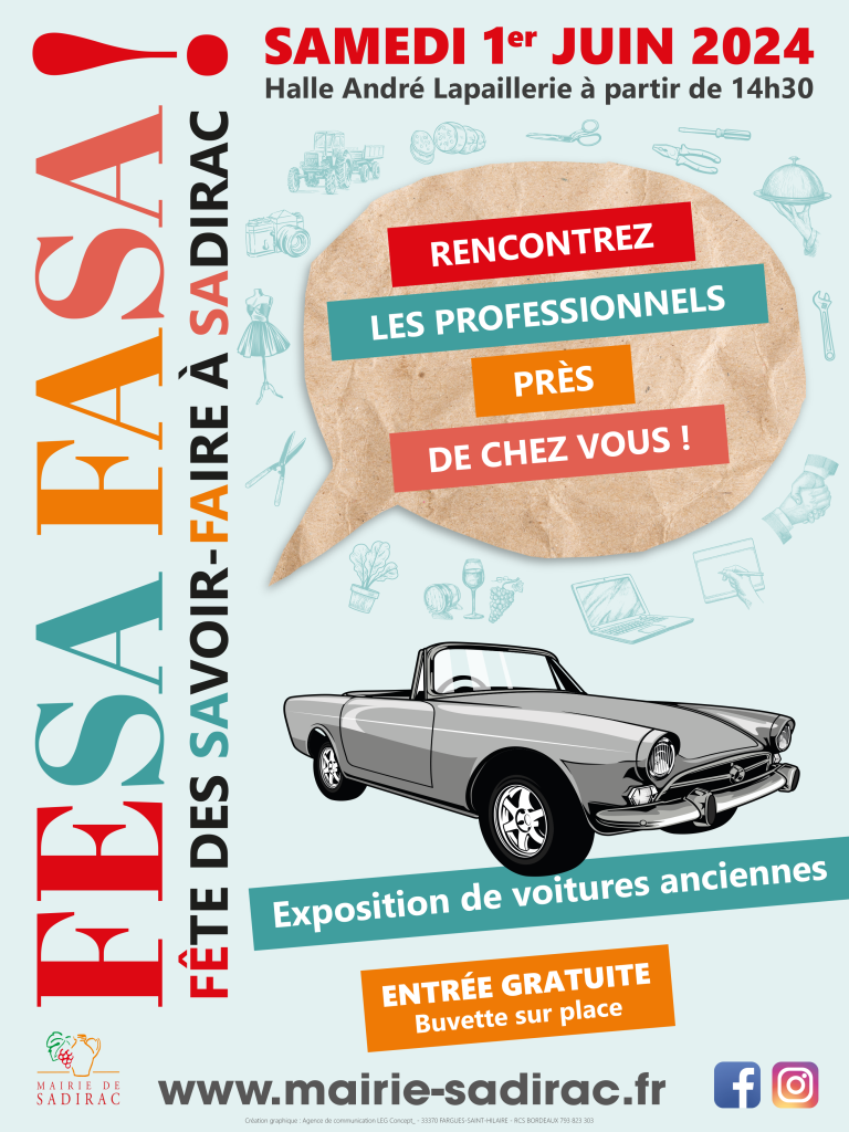 Affiche fête des savoir-faire