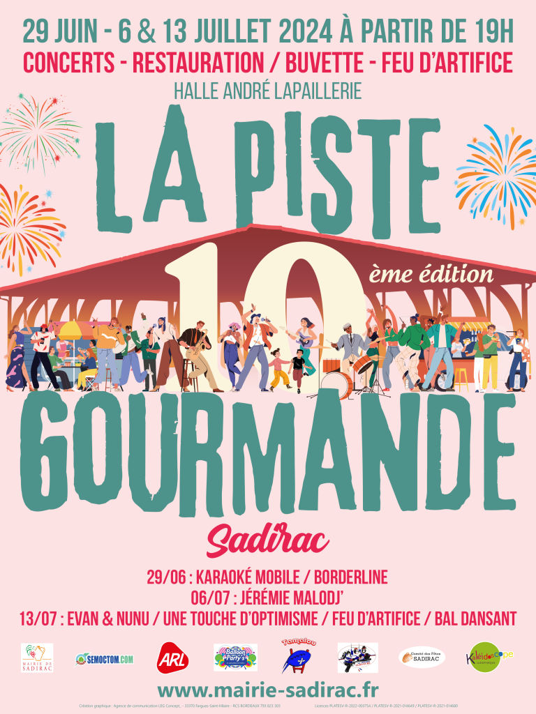 Affiche piste gourmande