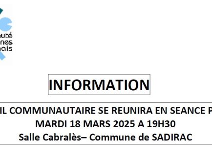 conseil communautaire