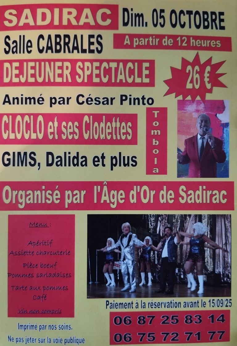 soirée age d'or