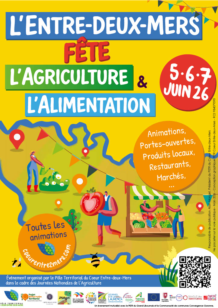 L'Entre-Deux-Mers fête l'agriculture - 5, 6, 7 juin 2026