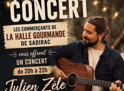 Concert à la Halle Gourmande - vendredi 19 juin à 20h
