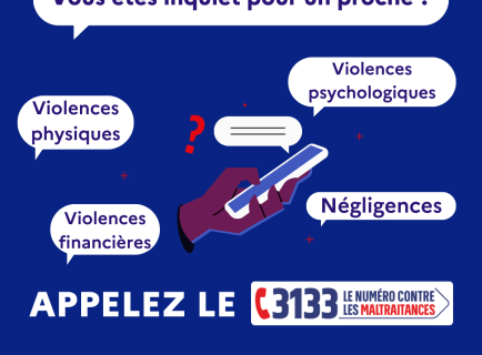 Appelez le 3133: dispositif de lutte contre les maltraitances