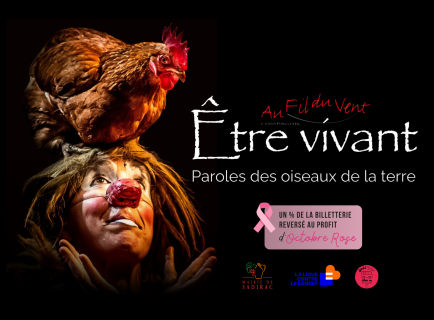 Spectacle: Être Vivant - Sadirac 16 octobre 2026 à 20h30 Salle Cabrales