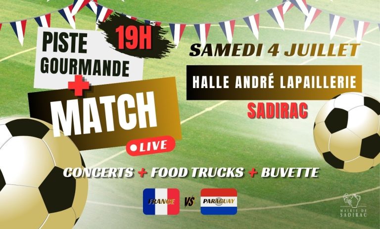 match + piste gourmande 4/07