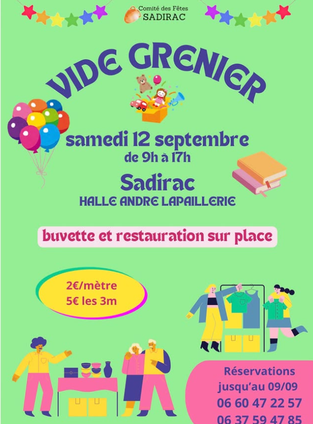Vide-greniers du CDFS 12/09/26