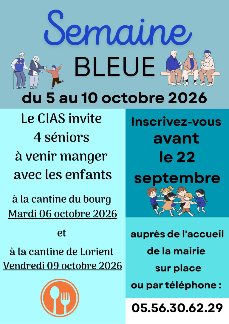 Semaine bleue 2026