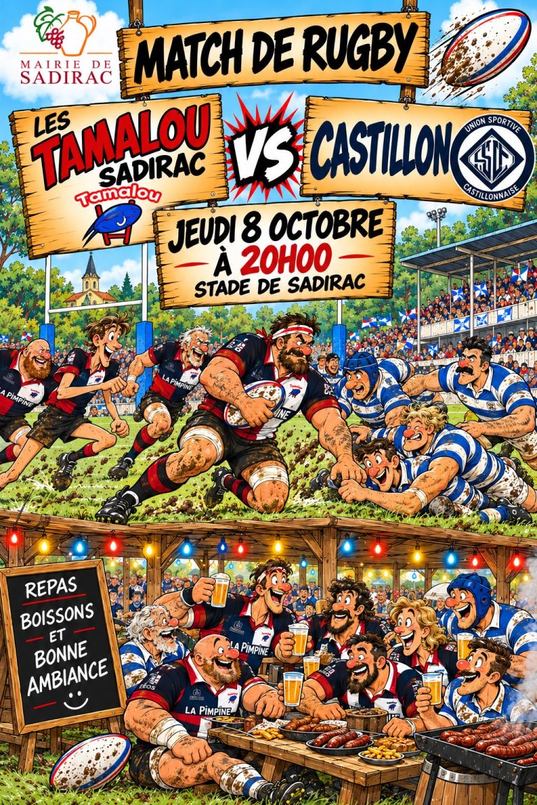 affiche tamalou match le 8 octobre